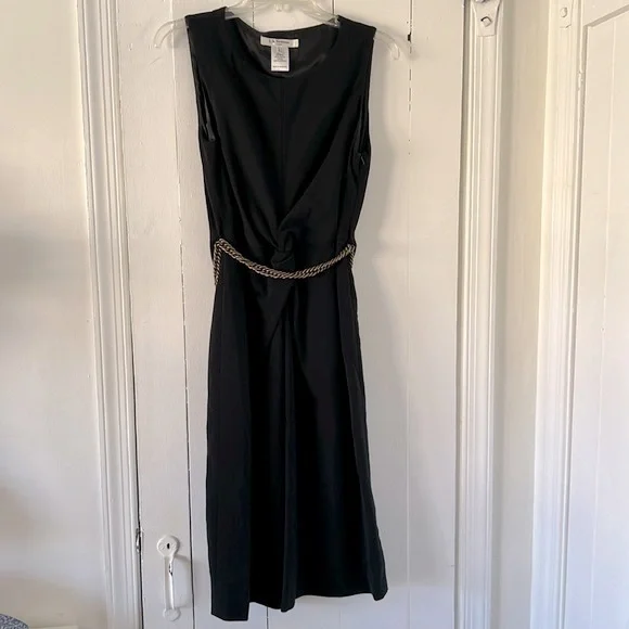 LK Bennett | Dresses | Lk Bennett Black Twist Front Sleeveless Dress With Gold Chain Belt Size 6 | Poshmark LK Bennett | Dresses | Lk Bennett Black Twist Front Sleeveless Dress With Gold Chain Belt Size 6 | Poshmark